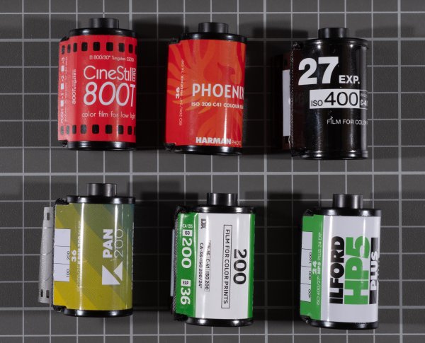 Six Film Cassettes